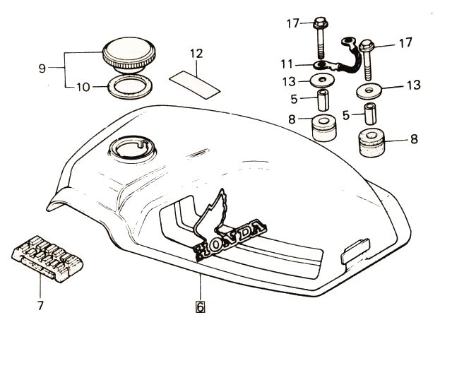 Parts by drawing