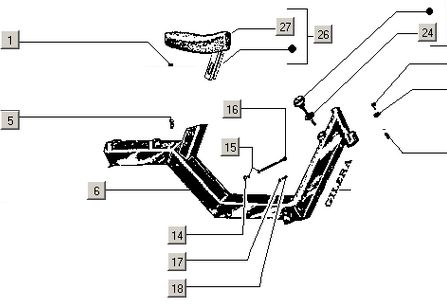 Exploded view drawings Gilera Citta Exploded view drawings Gilera Citta