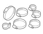 Hose clamps, cable clamps, exhaust clamps & more