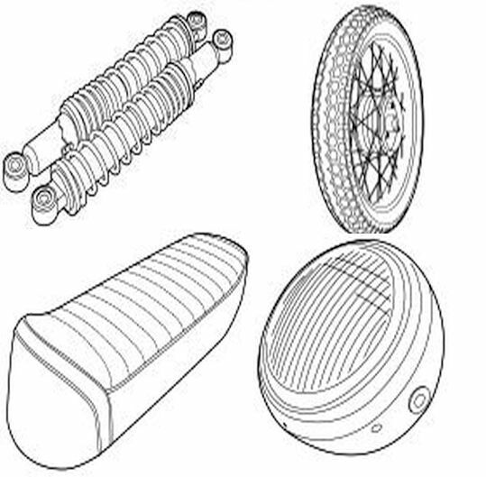 Tires, Handles, Lighting, Honda Mopeds Tires, Handles, Lighting, Honda Mopeds