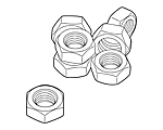 Stainless steel Nuts for classic mopeds