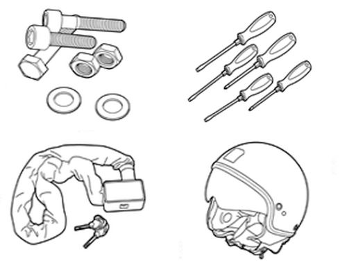 Various universal moped parts Various universal moped parts