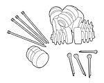 Various bolts, nuts, cover caps and more Various bolts, nuts, cover caps and more