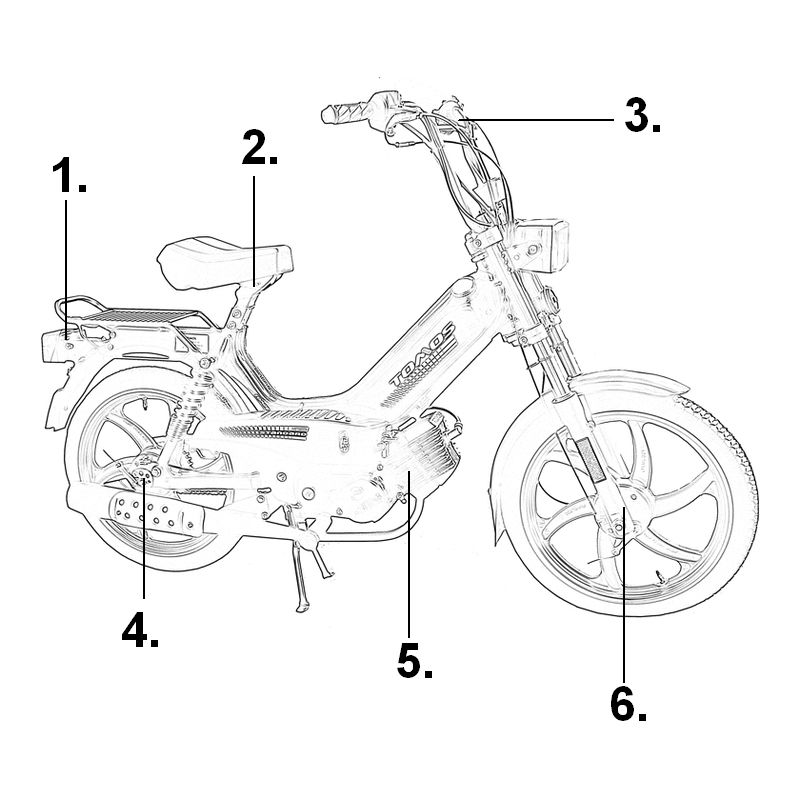 Parts by drawing