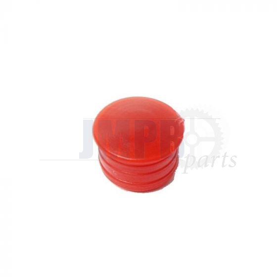 Cap Red in Brake anchor plate Frontside Puch Maxi
