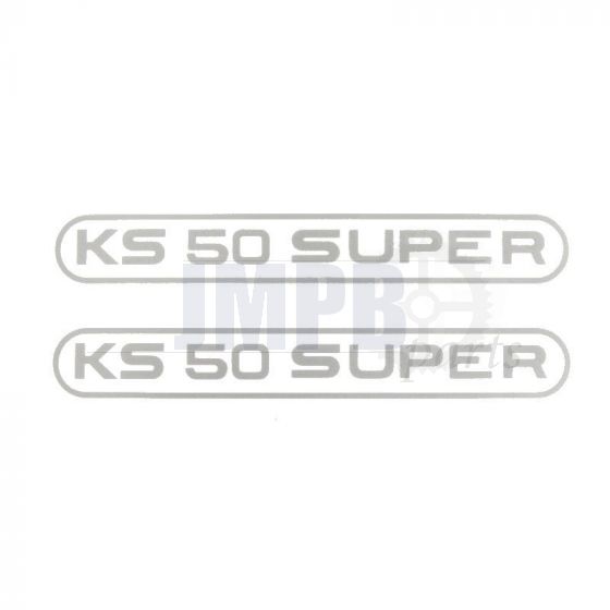 Stickerset Tank Zundapp KS50 Super Grey
