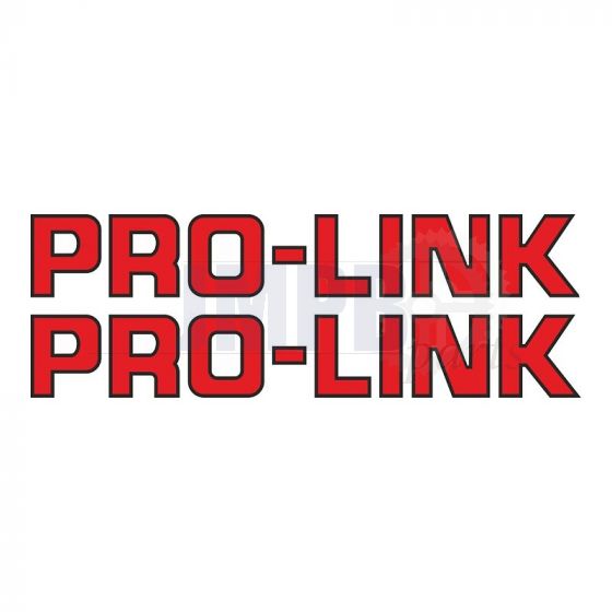 Stickerset Pro-Link Red 16.5CM