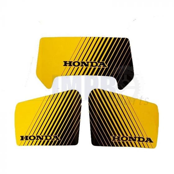 Stickerset Honda MT50 Yellow/Black 3-Parts