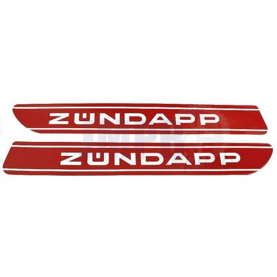 Tank stickers Zundapp 517-35/529 Red/White