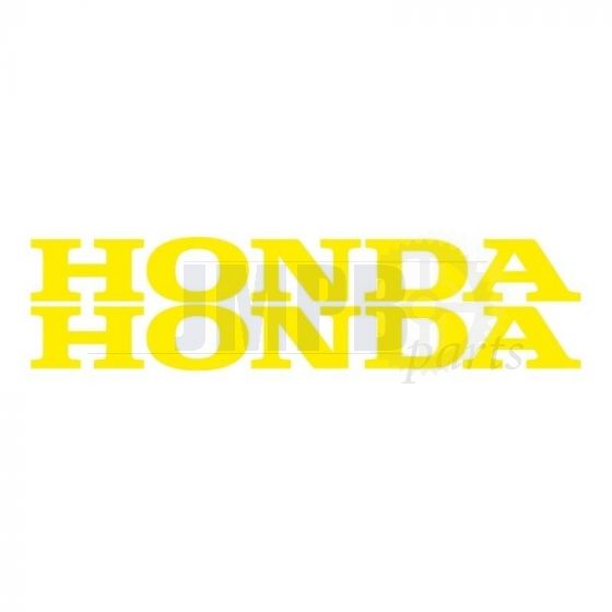Stickerset Honda Word Yellow 22CM