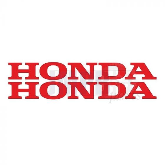 Stickerset Honda Word Red 22CM