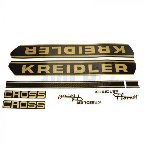Stickerset Kreidler Cross Carbon-look