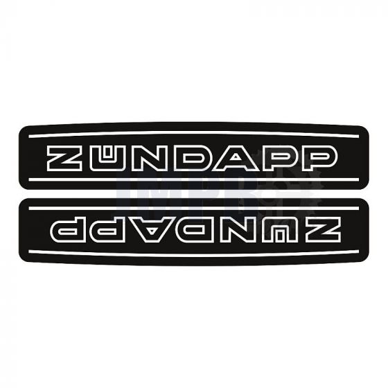 Tank stickers Zundapp 529 Short Track Lined