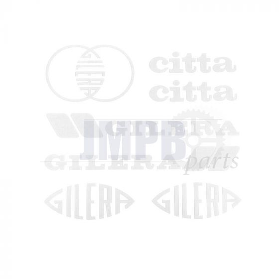 Stickerset Gilera Citta White 7-Pieces