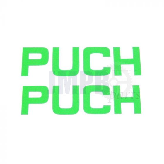 Sticker Puch 120X35MM Green 2 pieces