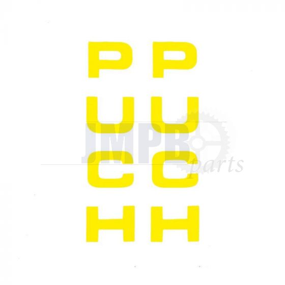 Stickerset Front Fork Puch Yellow