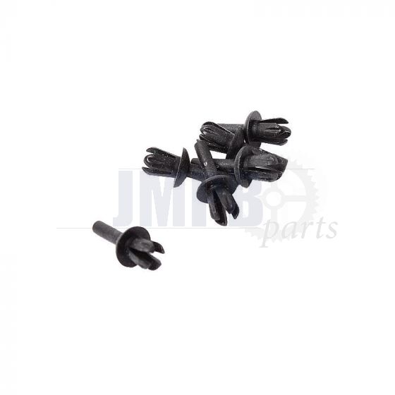 Click fasteners Plastic Nylon 4.8MM Black