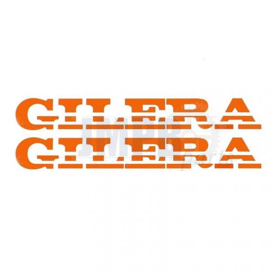 Stickerset Turbo Gilera Orange