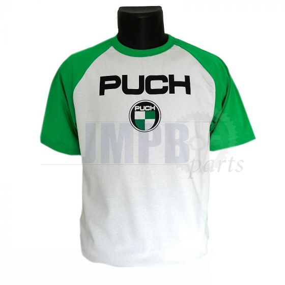 T-Shirt Puch Classic White / Green