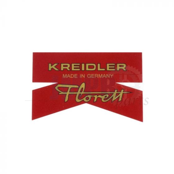 Sticker Rear Fender Kreidler Red/Gold