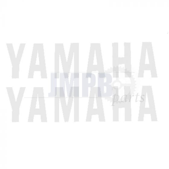 Stickerset Yamaha Word White 110X26MM