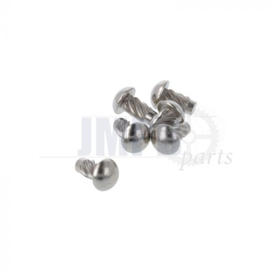 Drive in screw Nickel plated 3,5X9,5MM