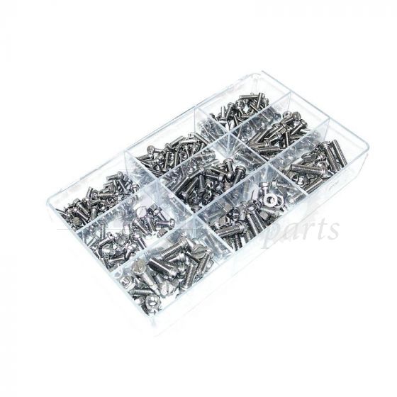 Assortiment set Cyl.Screws & Nuts SS - 360 Pieces