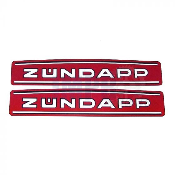 Tank stickers Zundapp 529 Short Track Red
