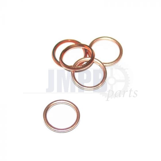 Copper ring filled 10X14X1.5MM Din 7603C