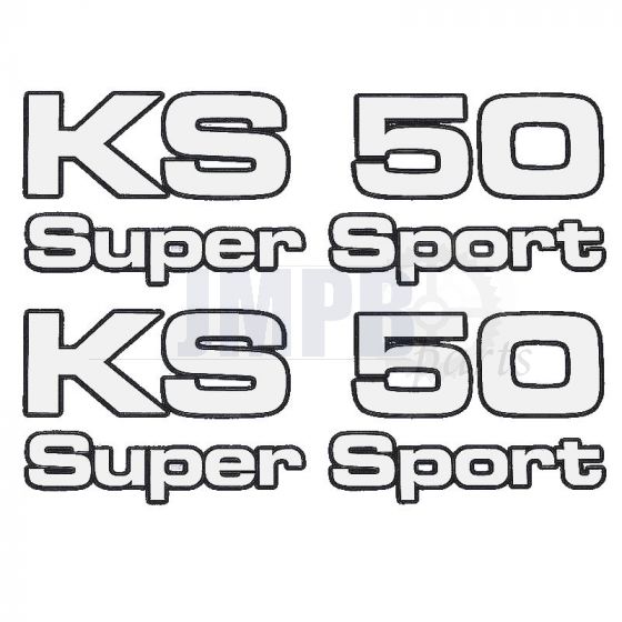 Stickerset Zundapp KS50 Supersport 4-Pieces