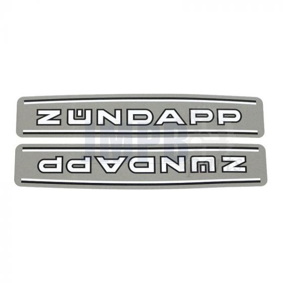 Tank stickers Zundapp 529 Short Track Grey
