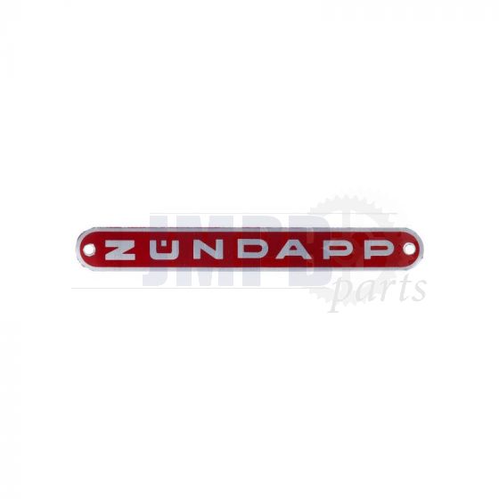 Emblem Zundapp Aluminum Red