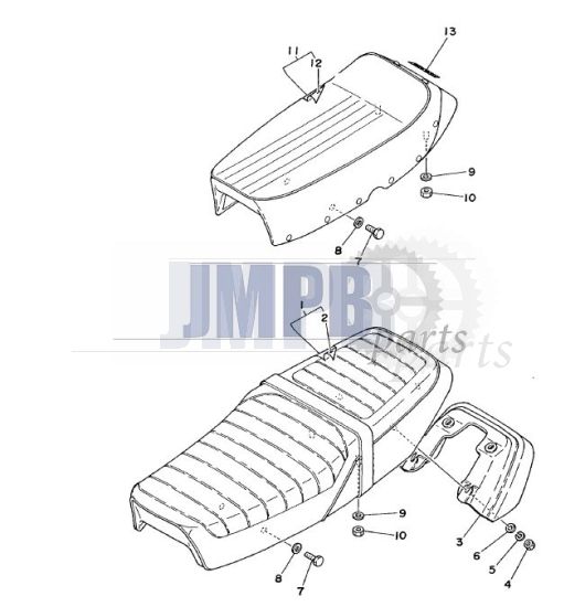 Buddyseat Yamaha FS1 DX