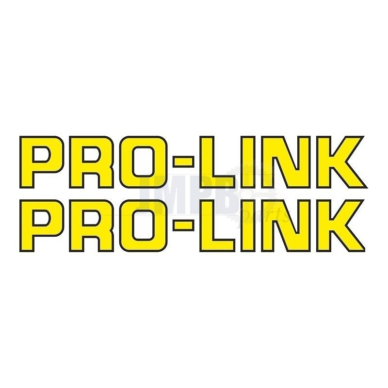 Stickerset Pro-Link Yellow 16.5CM - JMPB Parts