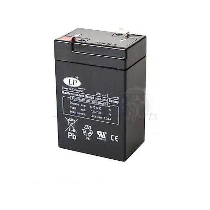Toepassing partij Behandeling Battery Gel 6 Volt 6 Ampere | LP6-6 - JMPB Parts