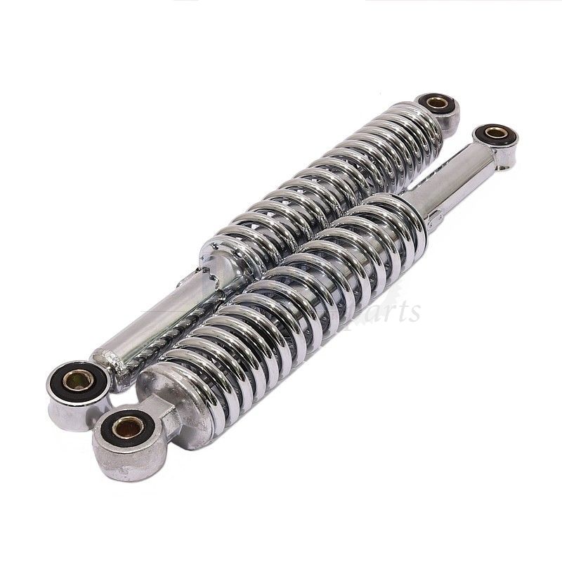 Set Chromed shock absorbers | Puch 340mm - JMPB Parts