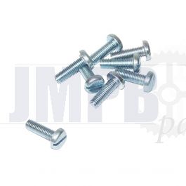 Pan Cylinder head screw Slotted Galvanized M6X16 Din 85