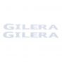 Gilera Word Stickerset White 315X30MM