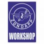 Workshop Sticker Zundapp Blue English