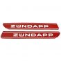 Tank stickers Zundapp 517-35/529 Red/White