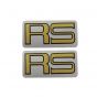 Stickerset Kreidler RS Gold on Silver 25X49MM