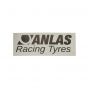 Sticker Anlas Racing Tyres Grey 100X38MM