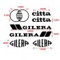 Stickerset Gilera Citta Black 7-Pieces