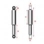 Shock absorbers Closed Chrome 300MM DMP
