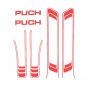 Stickerset Puch Maxi Lines Red A-Quality