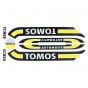 Stickerset Tomos A3 Old Model Yellow