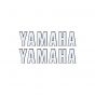 Stickerset Yamaha White Small