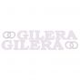 Stickerset Gilera + Logo White