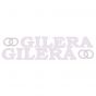 Stickerset Gilera + Logo Big White