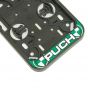 Sticker License plate holder Small Puch Green